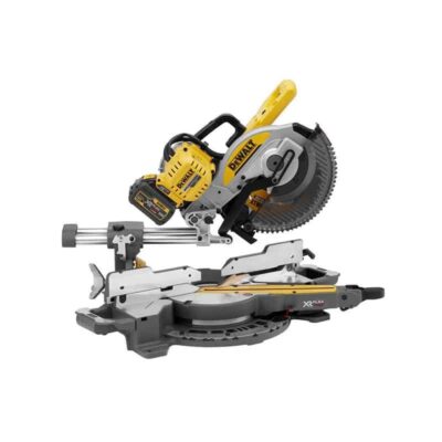 DEWALT 250 mm XR FLEXVOLT 54 V 3 Ah Radial-Kapp- und Gehrungssäge – DCS727T2