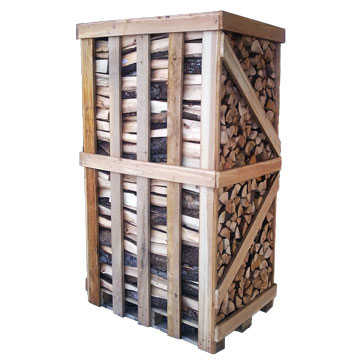 Brennholz 25cm - 3,1 ster auf palette-trocken-hohe Leistung