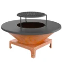 Brasero Plancha bas CORTEN-Durchmesser 1m