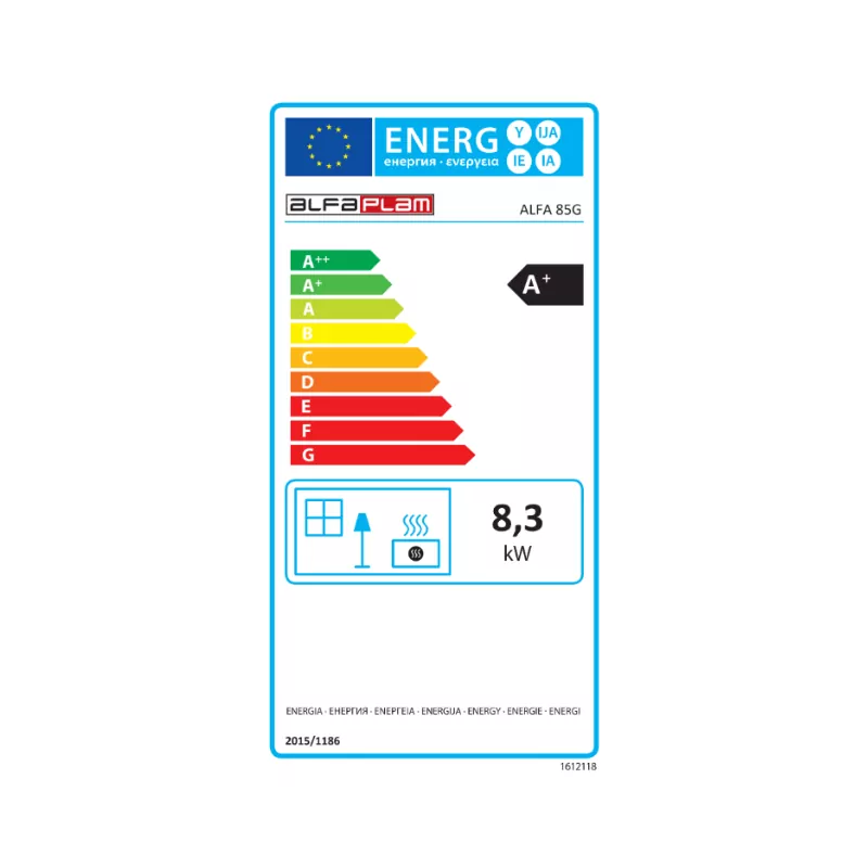 Alfa 85 G Eco Holzherd – 8 kW – Bild 5