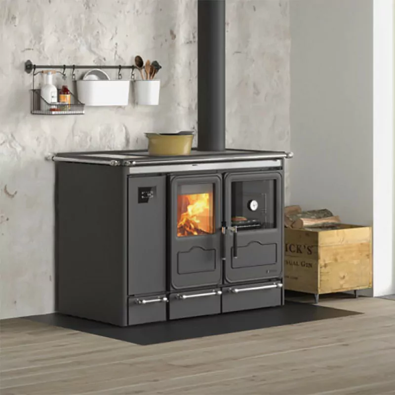 Sierra Holzherd mit Warmwasserboiler – 15,4 kW