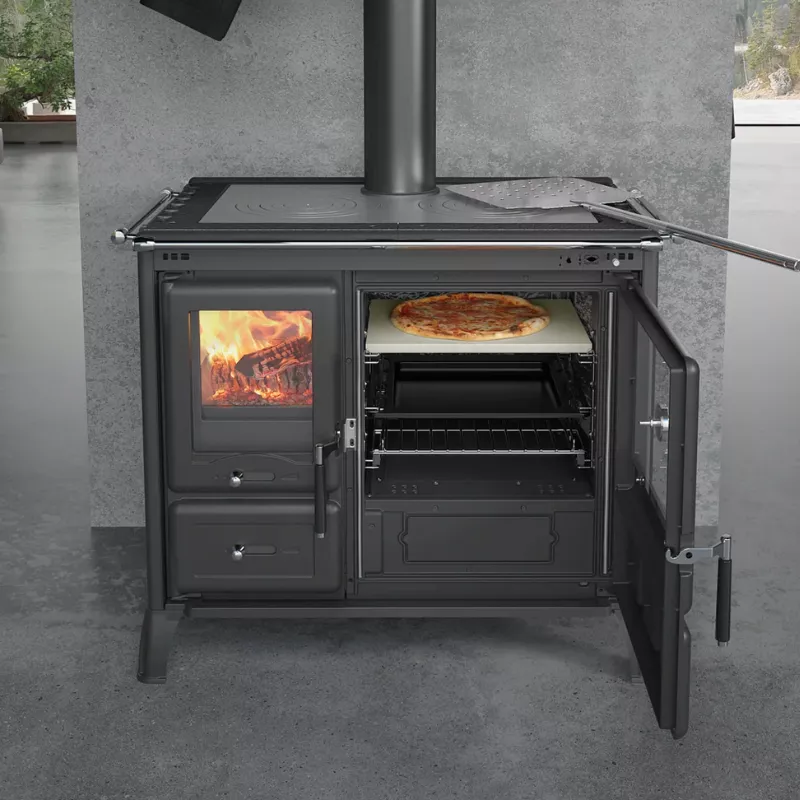 GARDENIA XXL Holzherd aus Stahl – 10,5 kW