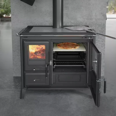 GARDENIA XXL Holzherd aus Stahl – 10,5 kW