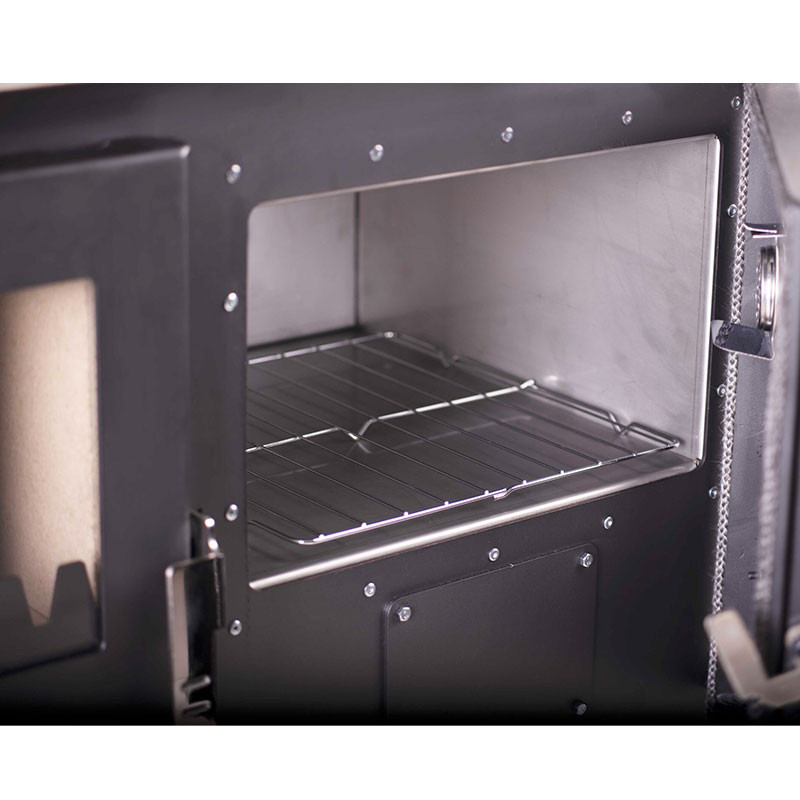 Mervio Holzherd aus Edelstahl – 7,7 kW – Bild 4