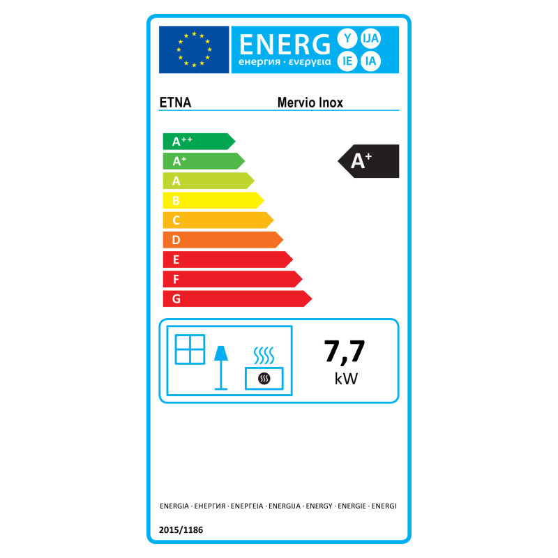 Mervio Holzherd aus Edelstahl – 7,7 kW – Bild 7