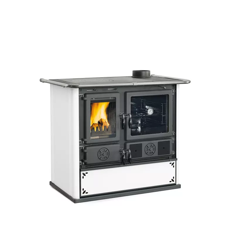 Rosa 5.0 Holzherd aus Stahl – 8,8 kW – Bild 3