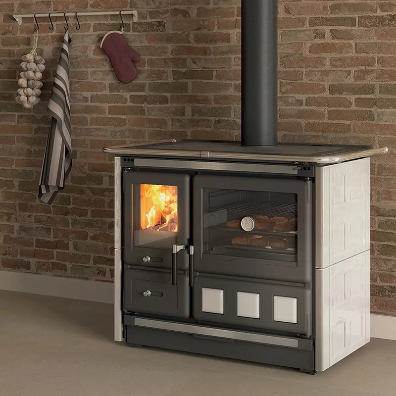 Holzofen Rosa XXL 5.0 – Maiolika – 11 kW