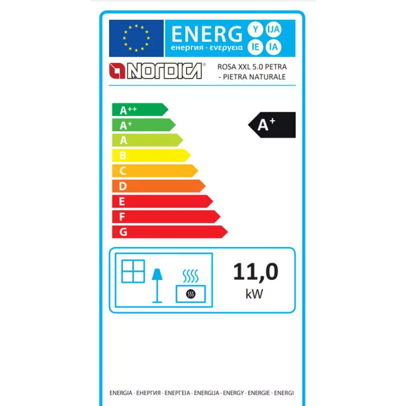Rosa XXL 5.0 Holzherd – Petra – 11 kW – Bild 4