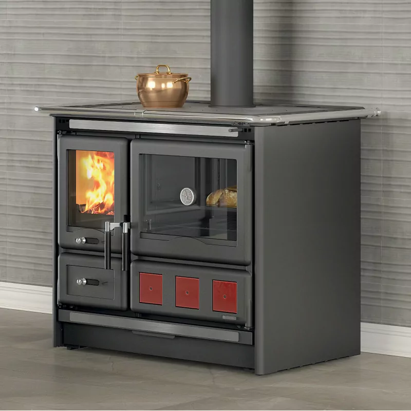 Rosa XXL 5.0 Holzherd aus Stahl – 10 kW – Bild 2