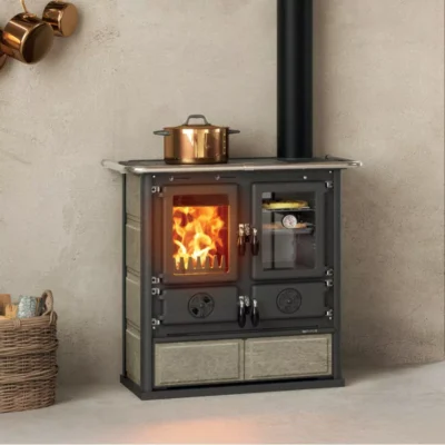 Rosetta 5.0 Holzherd – Naturstein – 8 kW