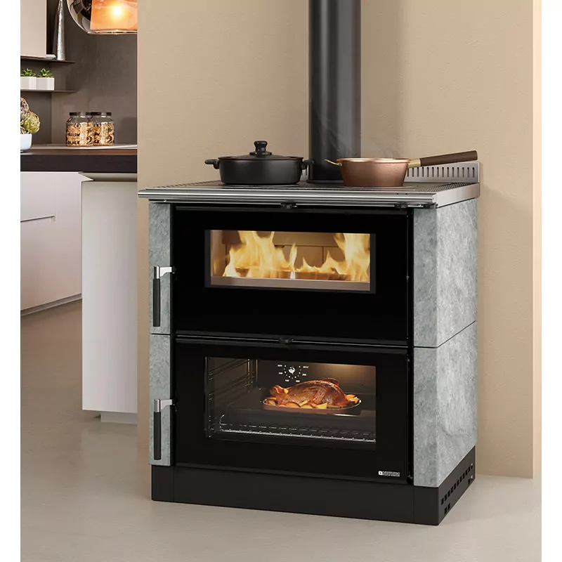 Verona XXL Petra Einbau-Holzherd – 7 kW
