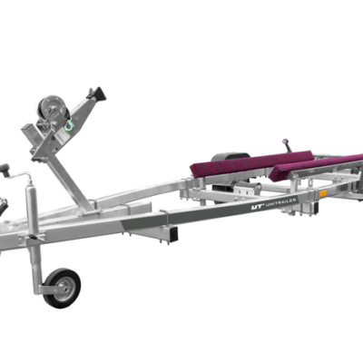 UNITRAILER JET ALU PTAC 750 kg bootstür Anhänger